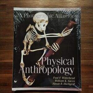 A Photographic Atlas Physical Anthropology Sealed NEW Whitehead  9780895825728